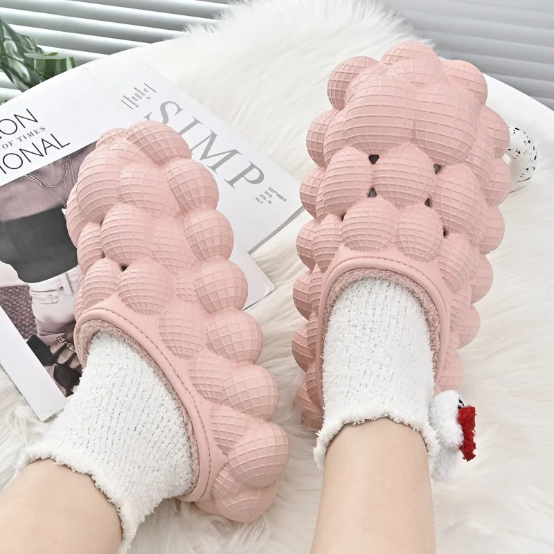 Bubble Slides™  Bubblies With Fur - Pink